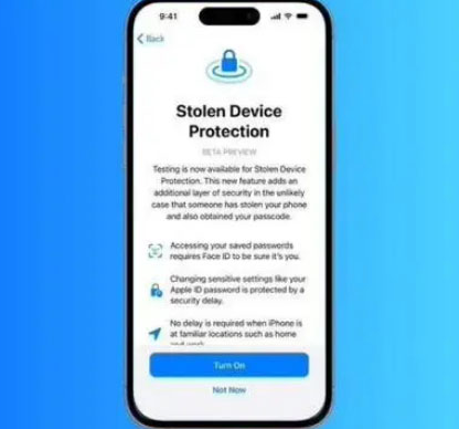 灵宝苹果授权维修店分享被盗设备保护功能开启方法 