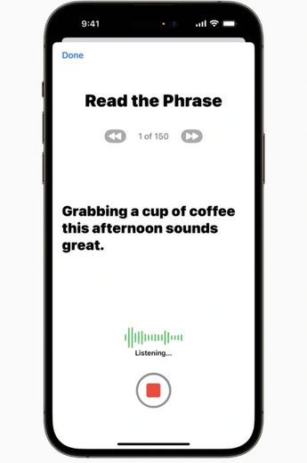 灵宝apple维修站分享iPhone在15分钟内可学会并模仿你的声音