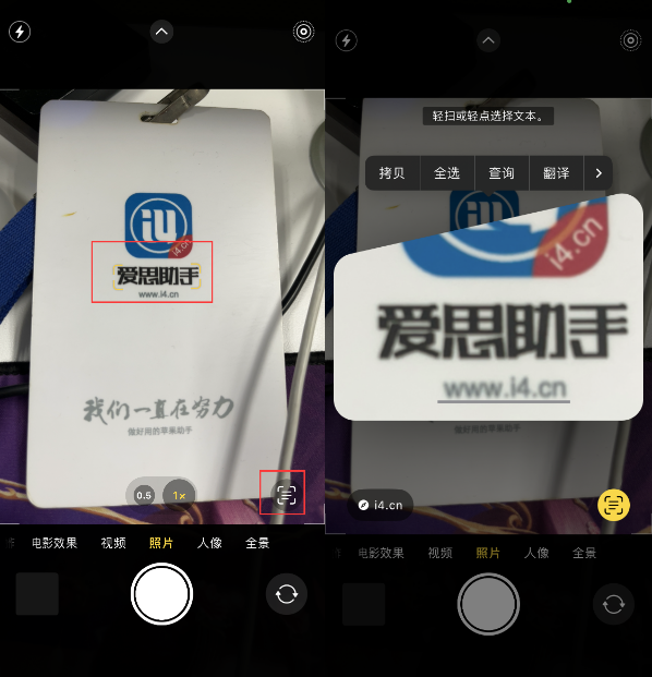 灵宝苹果手机维修分享升级iOS 16后如何通过相机翻译文本 