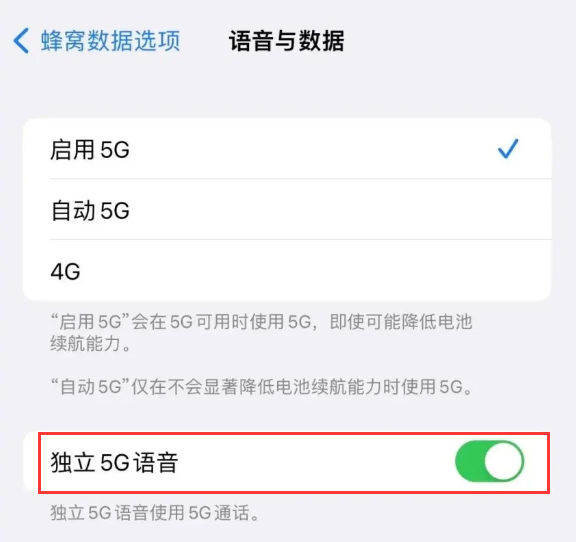 灵宝苹果14维修分享iPhone 14 Pro如何开启VoNR 