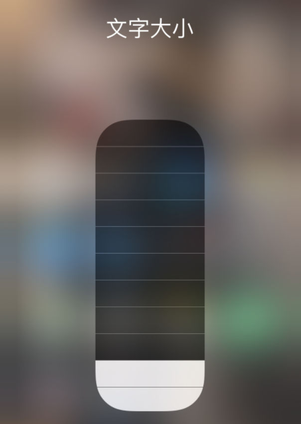 灵宝苹果手机维修分享小技巧：在 iPhone 控制中心快速调节字体大小 